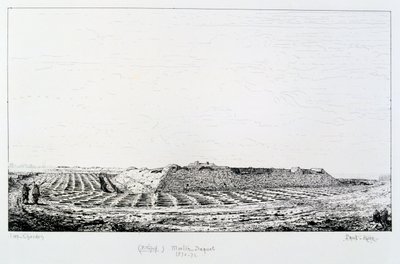 Moulin Saquet, obléhání Paříže, 1870-1871 od Paul Roux