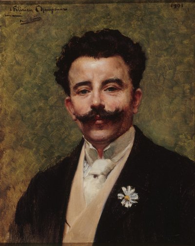 Portrét Felicien Champsaur 1859-1934, 1901. od Paul Saïn