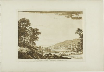 Bangor v hrabství Caernarvon od Paul Sandby