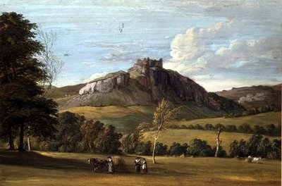 Hrad Carreg Cennen, Carmarthenshire od Paul Sandby