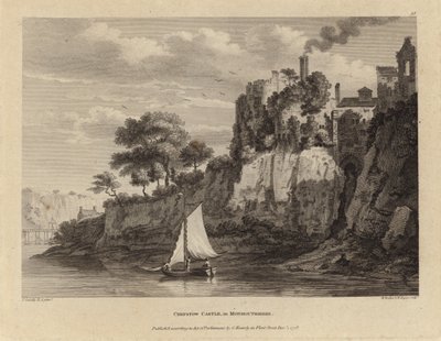 Hrad Chepstow od Paul Sandby
