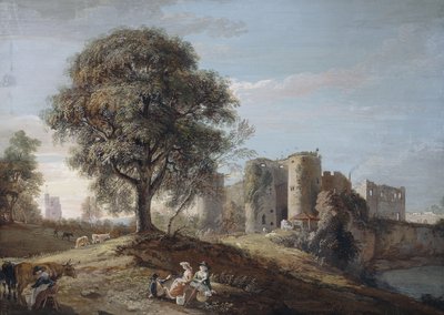 Hrad Chepstow, 90. léta 18. století od Paul Sandby