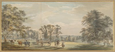 Svítání v Luton Parku od Paul Sandby