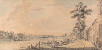 Eton College z jihu od Paul Sandby