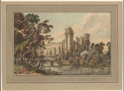 Pohled na hrad Warwick od Paul Sandby