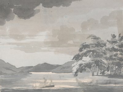 Jezerní scéna od Paul Sandby