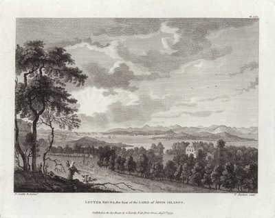 Dopis Shuna, sídlo ostrovů Laird of Appin od Paul Sandby