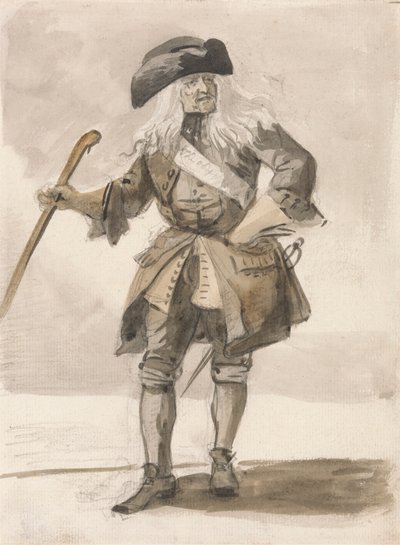 London Cries: A Man Swaggering od Paul Sandby