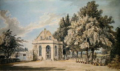 Rackett Lodge, Wandsworth (akvarel přes tužku na papíře) od Paul Sandby
