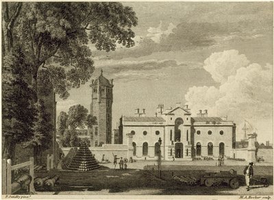 Královská vojenská akademie ve Woolwichi od Paul Sandby