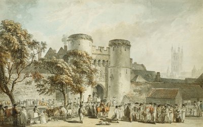 Brána svatého Jiří, Canterbury od Paul Sandby