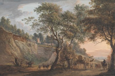 Pohled na Charlton, Kent od Paul Sandby