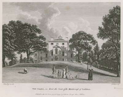 West Combe, v Kentu, sídle markýzy z Lothianu od Paul Sandby