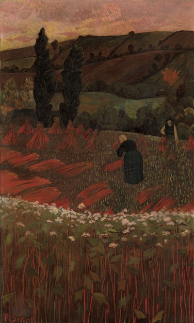 Sklizeň pohanky od Paul Sérusier