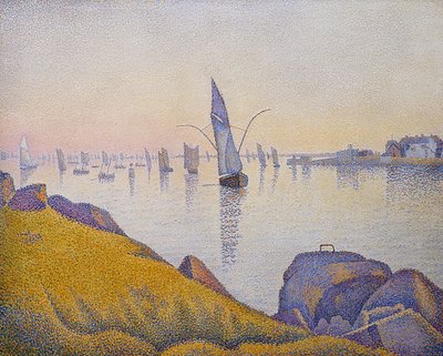 Abendruhe, Concarneau, Opus 220 (Allegro Maestoso). 1891 od Paul Signac