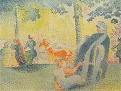 Na Champs-Elysées od Paul Signac