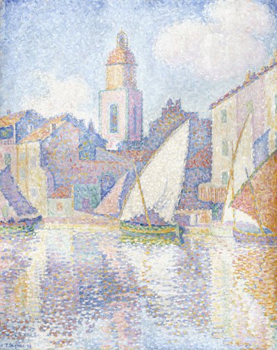 Zvonice v Saint Tropez, 1896 od Paul Signac