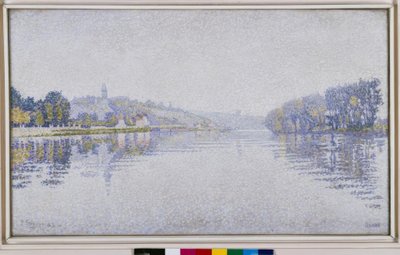 Riverside. Seina v Herblay od Paul Signac