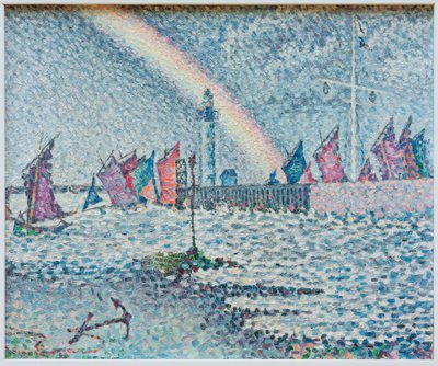Vjezd do přístavu Honfleur od Paul Signac