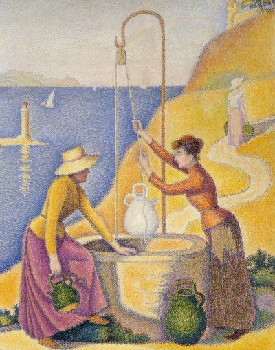 Ženy u studny (Opus 238) od Paul Signac