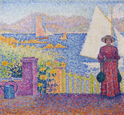 Brána Saint-Tropez. od Paul Signac
