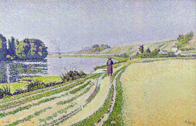 Herblay, La River od Paul Signac