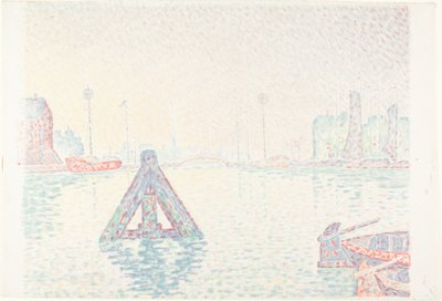 V Holandsku - Bójka od Paul Signac