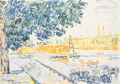 Seina v Asnières od Paul Signac