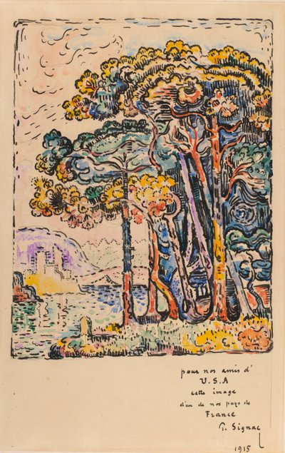 Krajina, 1915. od Paul Signac