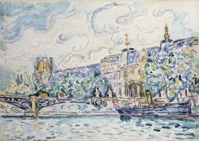 Palác Louvre, 1910 od Paul Signac