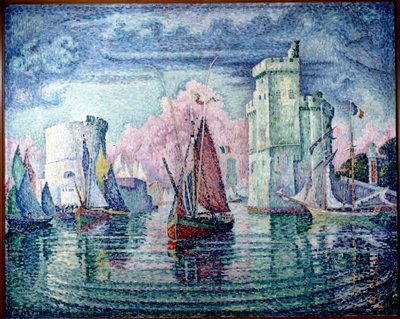 Přístav La Rochelle Obraz od Paula Signaca (1863-1935) 1921 Ne. 1,3x1,62 m Paříž, Musée d