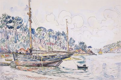 Lézardrieux: pobřeží od Paul Signac