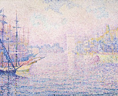 Marseille Port, Ranní mlha, 1906 od Paul Signac