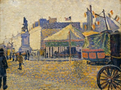 Place de Clichy, 1887 od Paul Signac