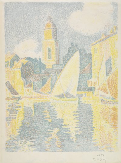 Saint-Tropez: Přístav, 1897-98 od Paul Signac