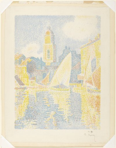 Saint-Tropez, Francie od Paul Signac