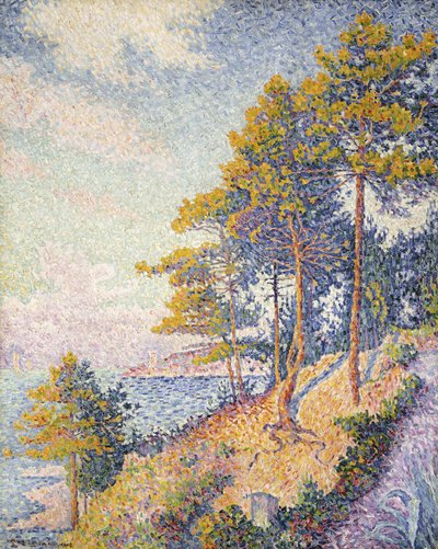 Saint Tropez, Pobřežní cesta, 1902 od Paul Signac