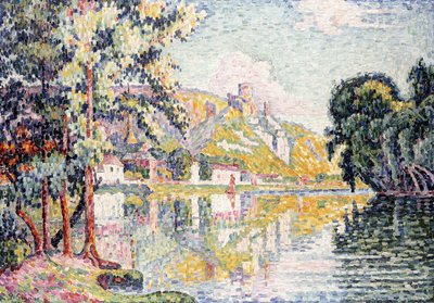 Andelys, zámek Gaillard, 1921 od Paul Signac
