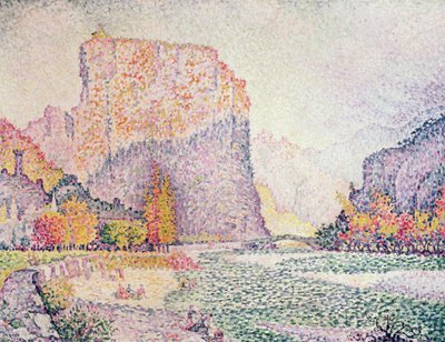 Útesy v Castellane, 1902 od Paul Signac