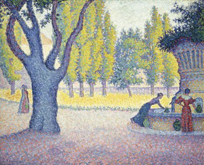 Fountain des Lices v St, 1895 od Paul Signac