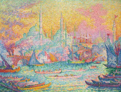 Zlatý roh, Konstantinopol, 1907. od Paul Signac