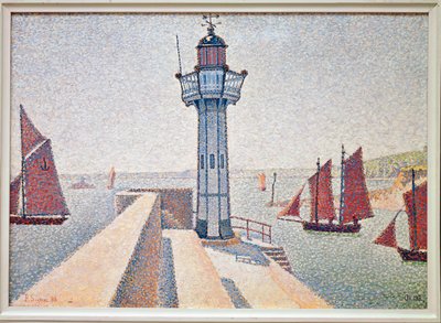 Maják Portrieux (olej na plátně) od Paul Signac