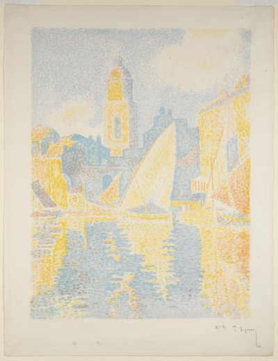 Přístav Saint-Tropez II od Paul Signac