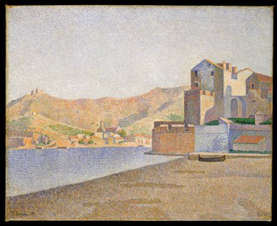 Městská pláž, Collioure, opus 165 od Paul Signac