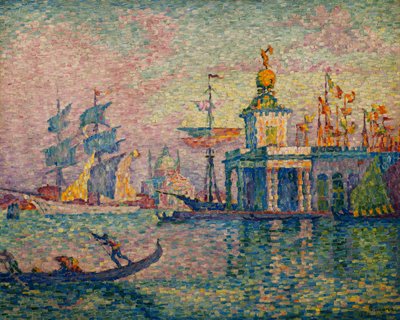 Benátky – Celnice; Benátská námořní celnice, 1908 od Paul Signac