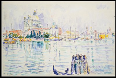 Benátky, Velký kanál od Paul Signac