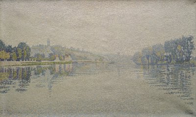 Pohled na Seinu u Herblay, 1889 od Paul Signac