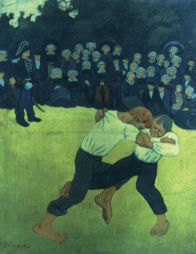 Bretonský boj / 1895 od Paul Sérusier