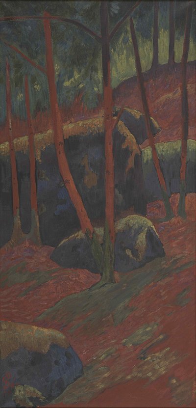 The Red Wood, c. 1895. od Paul Sérusier