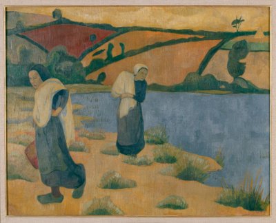 Les Laveuses v Laïtě, poblíž Le Pouldu od Paul Sérusier